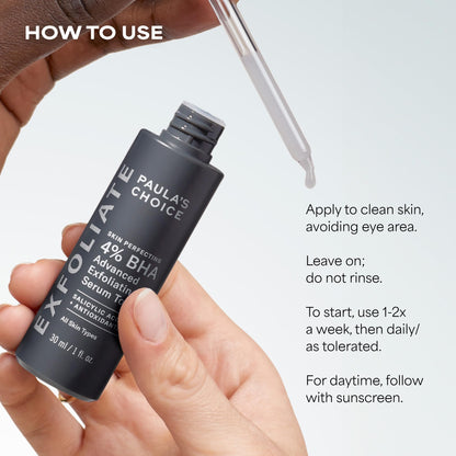 Paula's Choice Calm anti redness BHA liquid exfoliant official packaging presentation