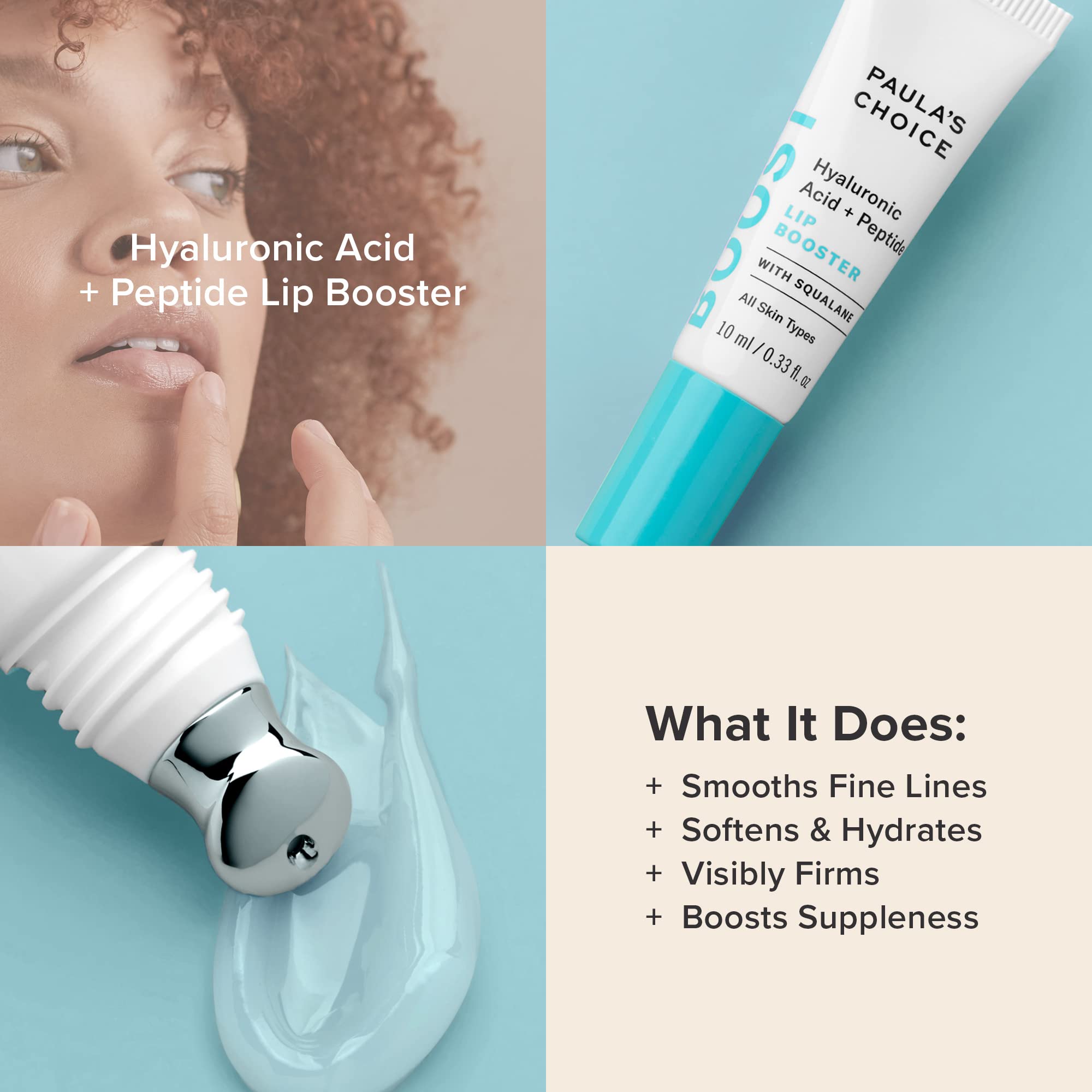 Paula's Choice hydrating lip booster packaging details