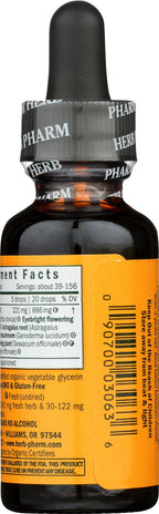 Herb Pharm Kids Sinus Samurai bottle held in hand