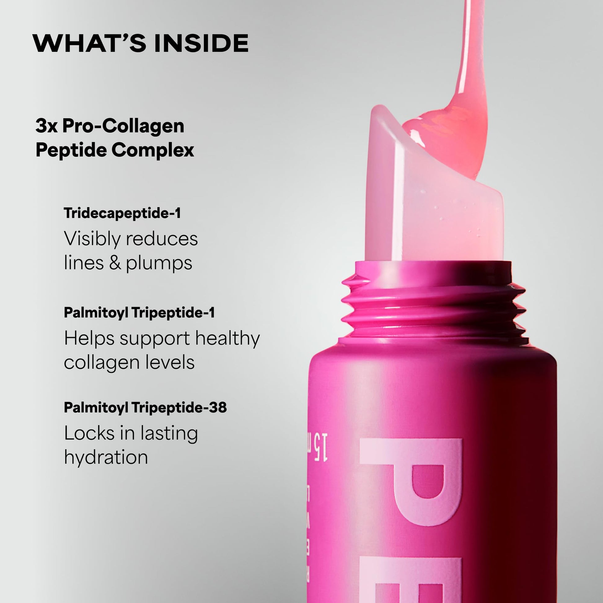 Paula's Choice Pro-Collagen Peptide Gloss Lip Balm ingredient highlights