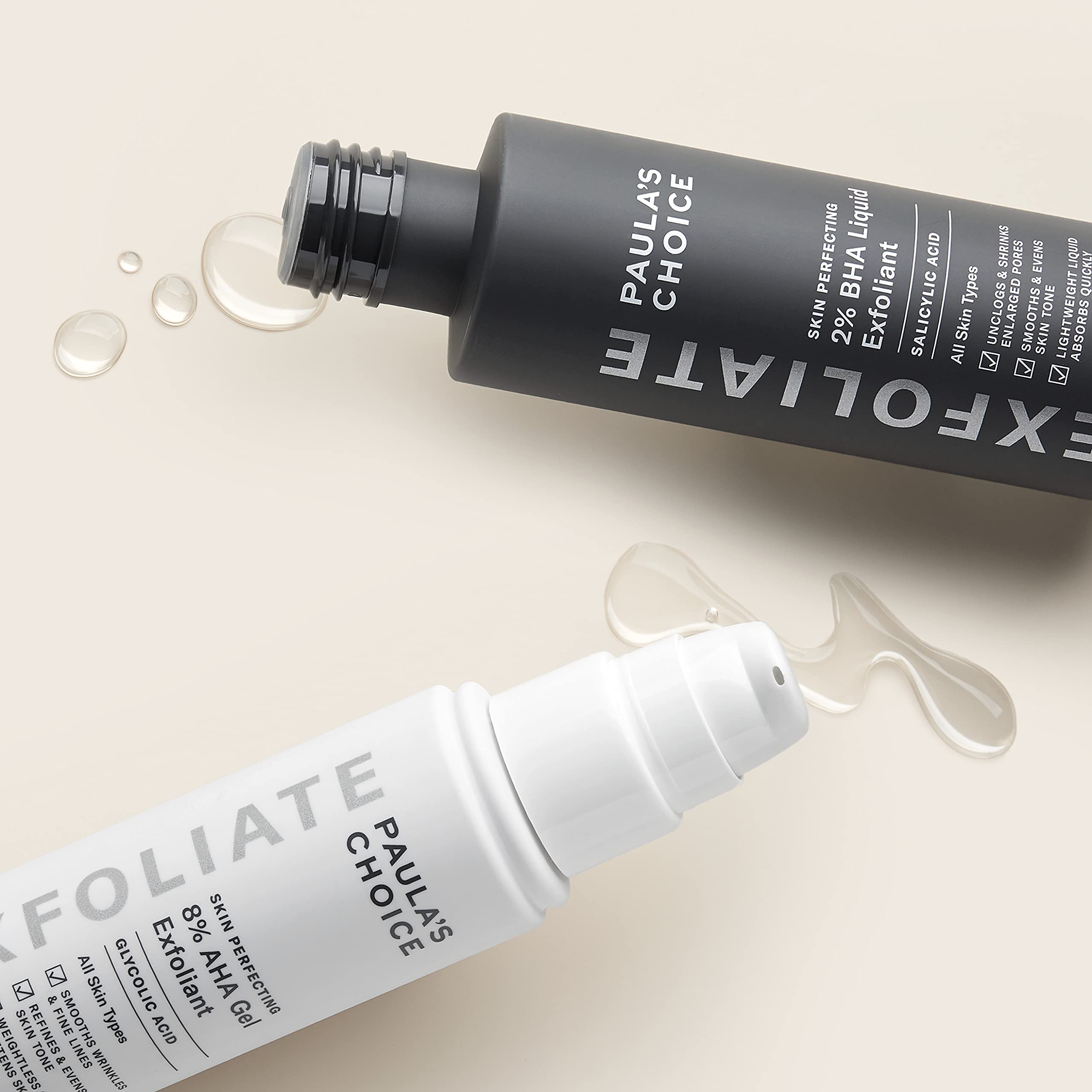 Paula's Choice 2 percent BHA liquid exfoliant bottle for pore clarifying