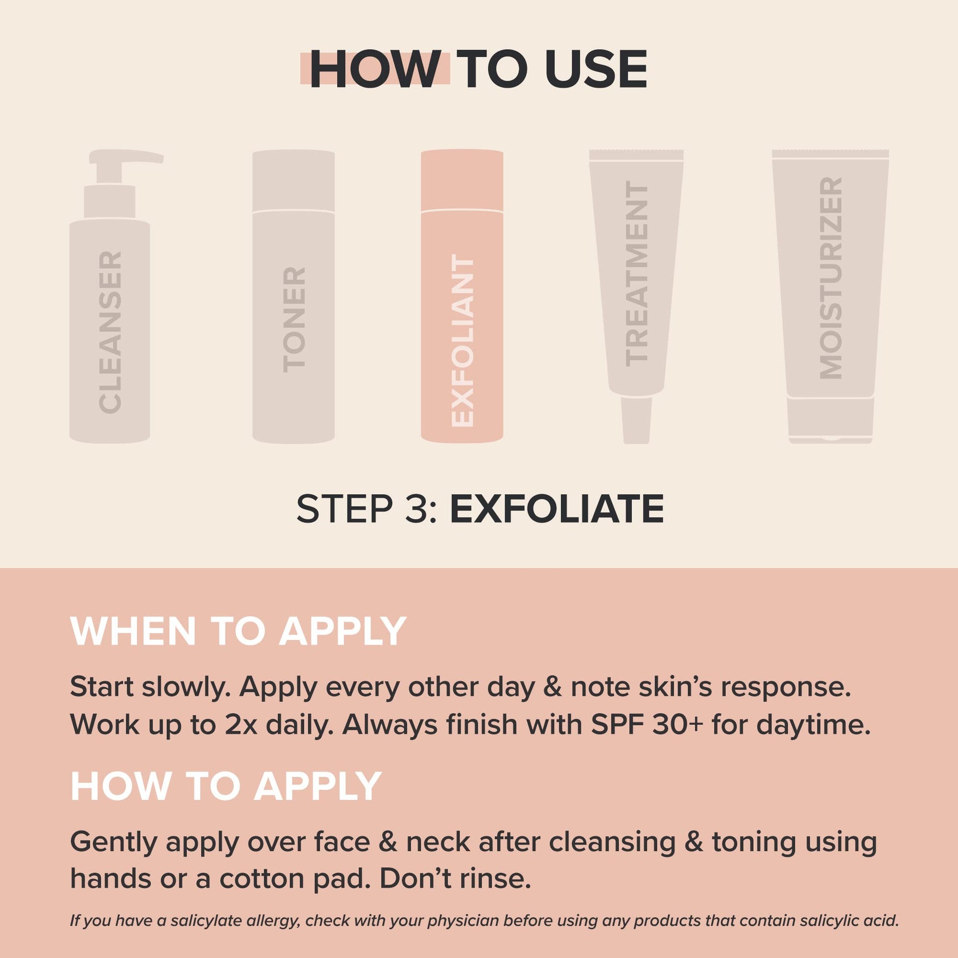Premium imported Paula's Choice anti aging salicylic acid liquid exfoliant product showcase