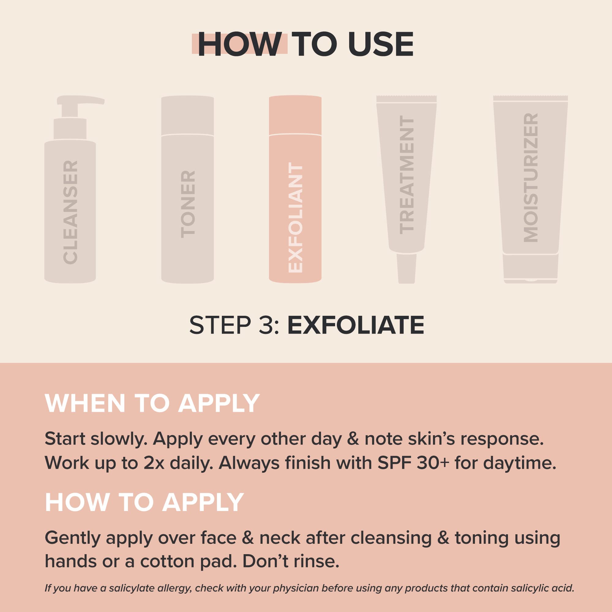 Premium imported Paula's Choice anti aging salicylic acid liquid exfoliant product showcase