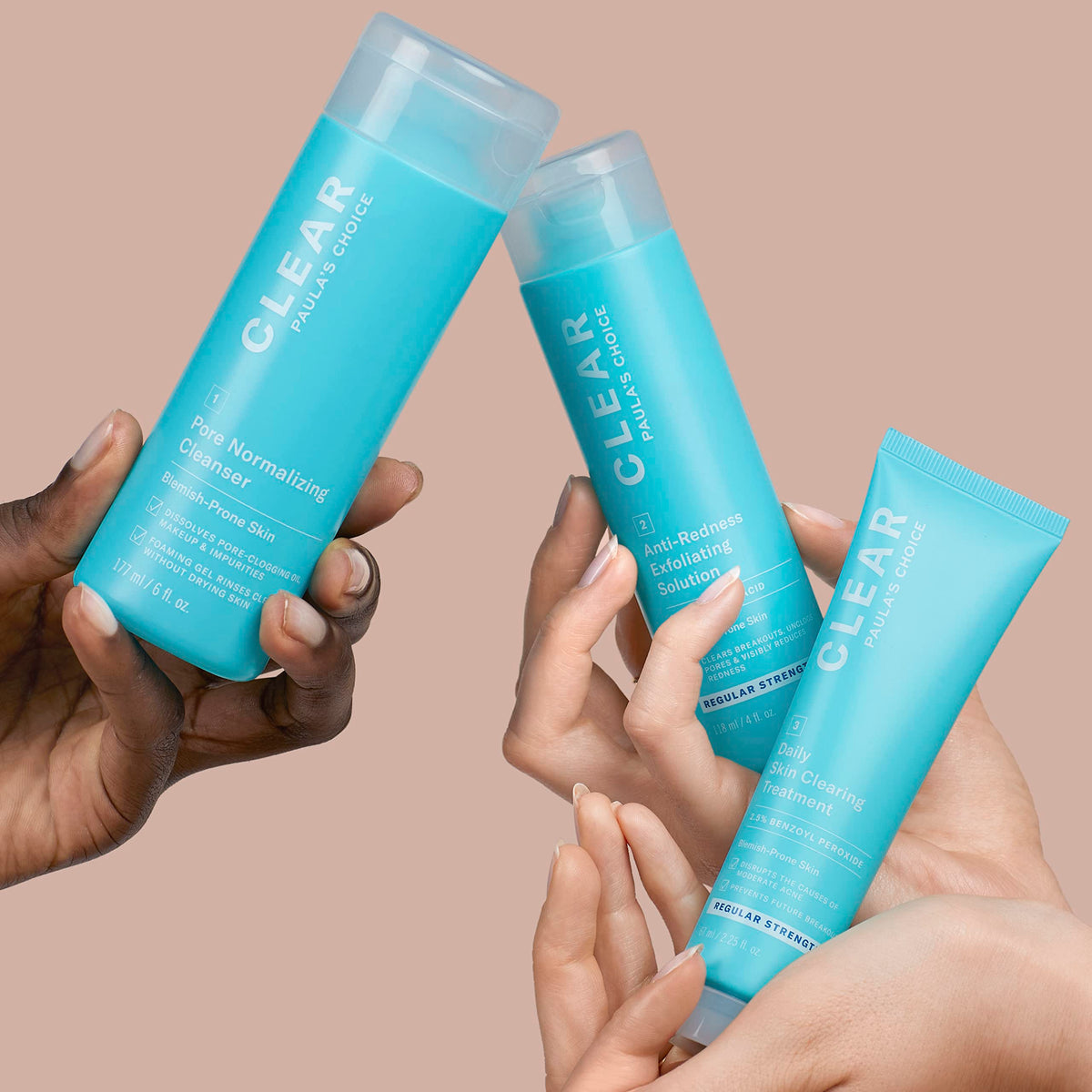 Paula's Choice acne kit box packaging details
