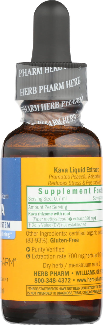 Authentic USA imported Herb Pharm Pharma Kava liquid formula for stress relief
