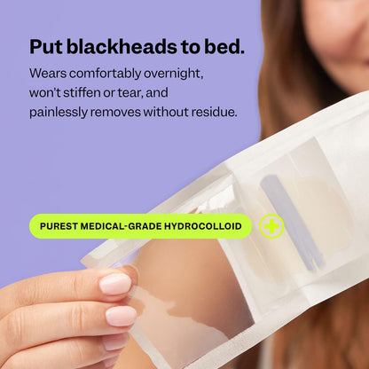 Peach Slices overnight pore strips packaging demonstrating gunk absorbing benefits