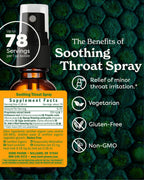 Herb Pharm throat spray herbal formula bottle detail
