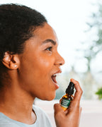 Top view of Herb Pharm Soothing Throat Spray nozzle