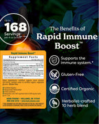 Herb Pharm immune support tincture bottle with dropper
