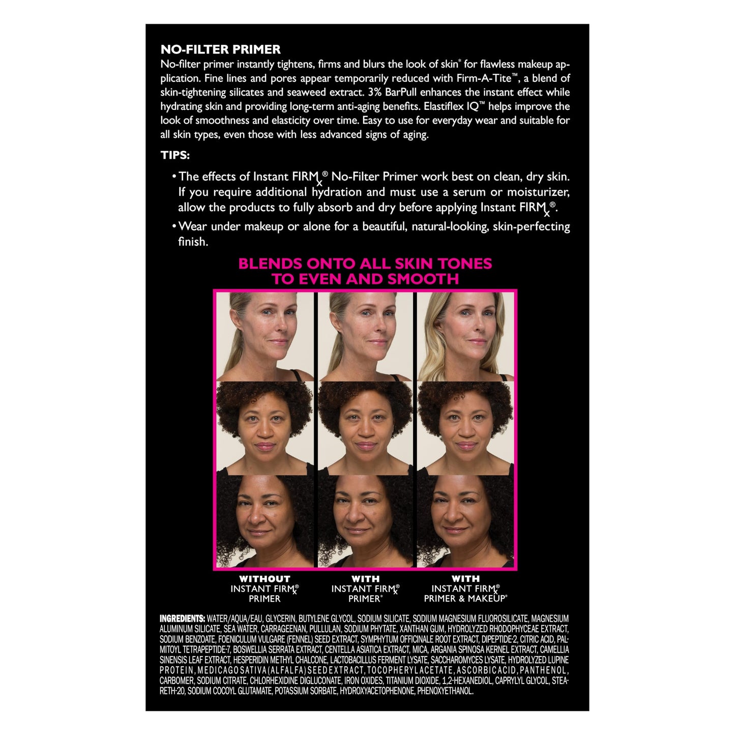 Close up of Peter Thomas Roth face primer product texture