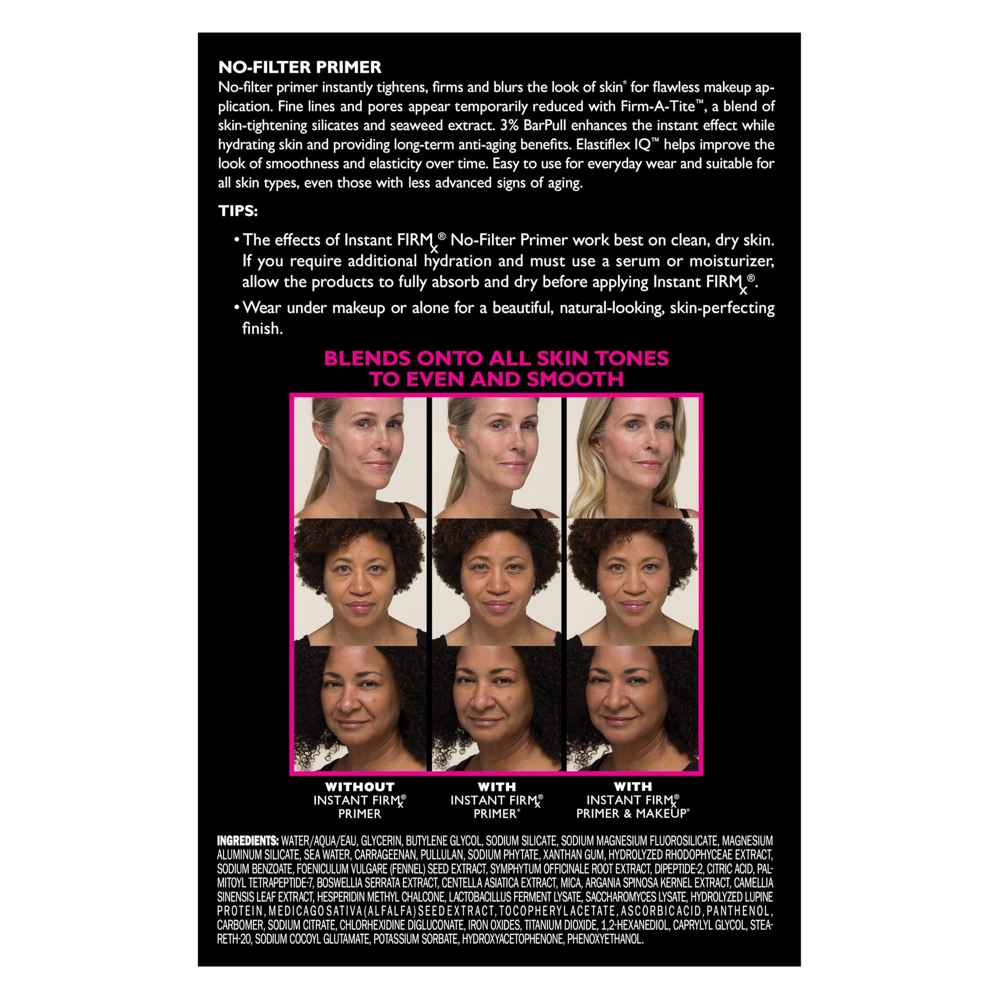 Close up of Peter Thomas Roth face primer product texture