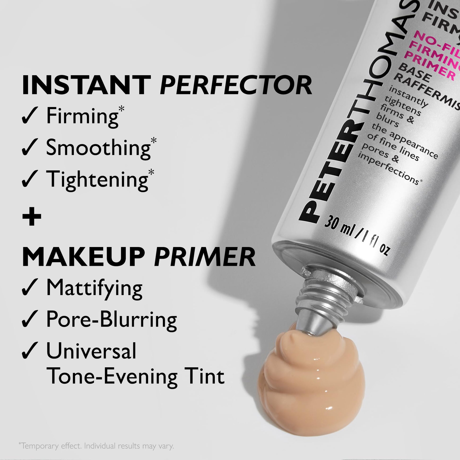 Side profile of Peter Thomas Roth 30 milliliter firming primer