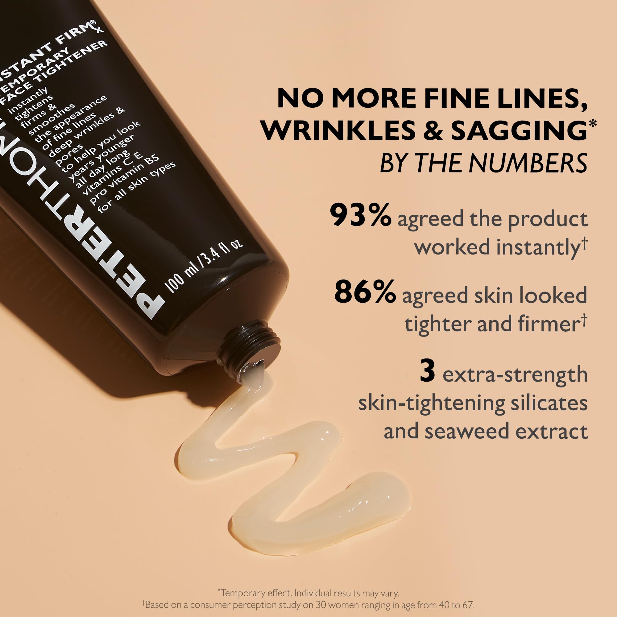 Application of Peter Thomas Roth Instant FIRMx face tightener