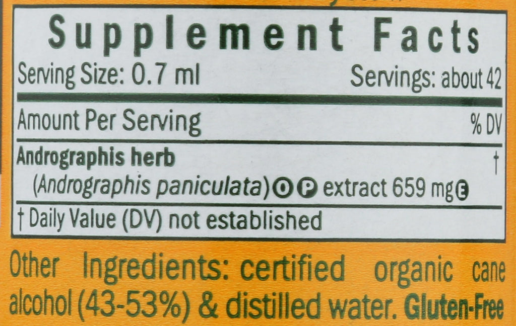 Herb Pharm green chiretta liquid extract dropper top packaging overview