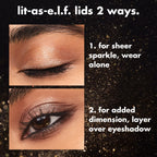 E.L.F. Fine As Fleck Glitter Eyeshadow compact open view