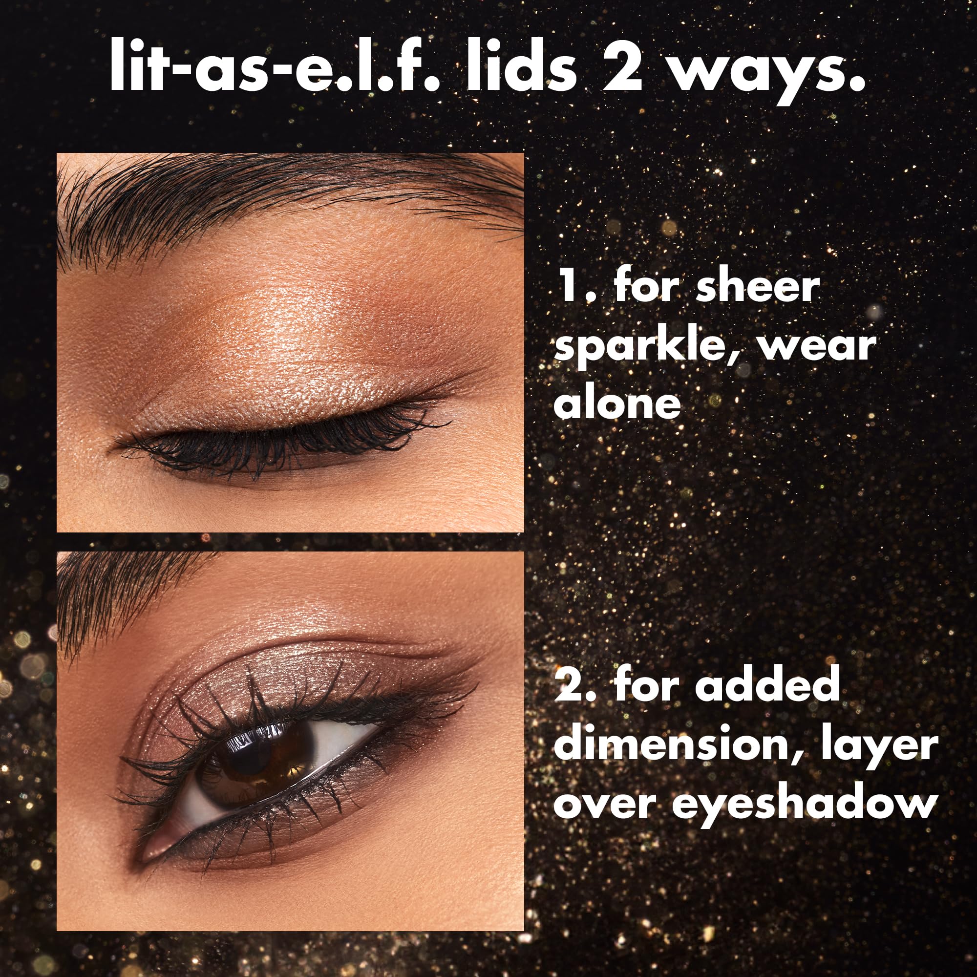 E.L.F. Fine As Fleck Glitter Eyeshadow compact open view