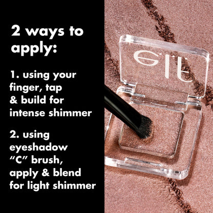 E.L.F. Fine As Fleck glitter texture close up