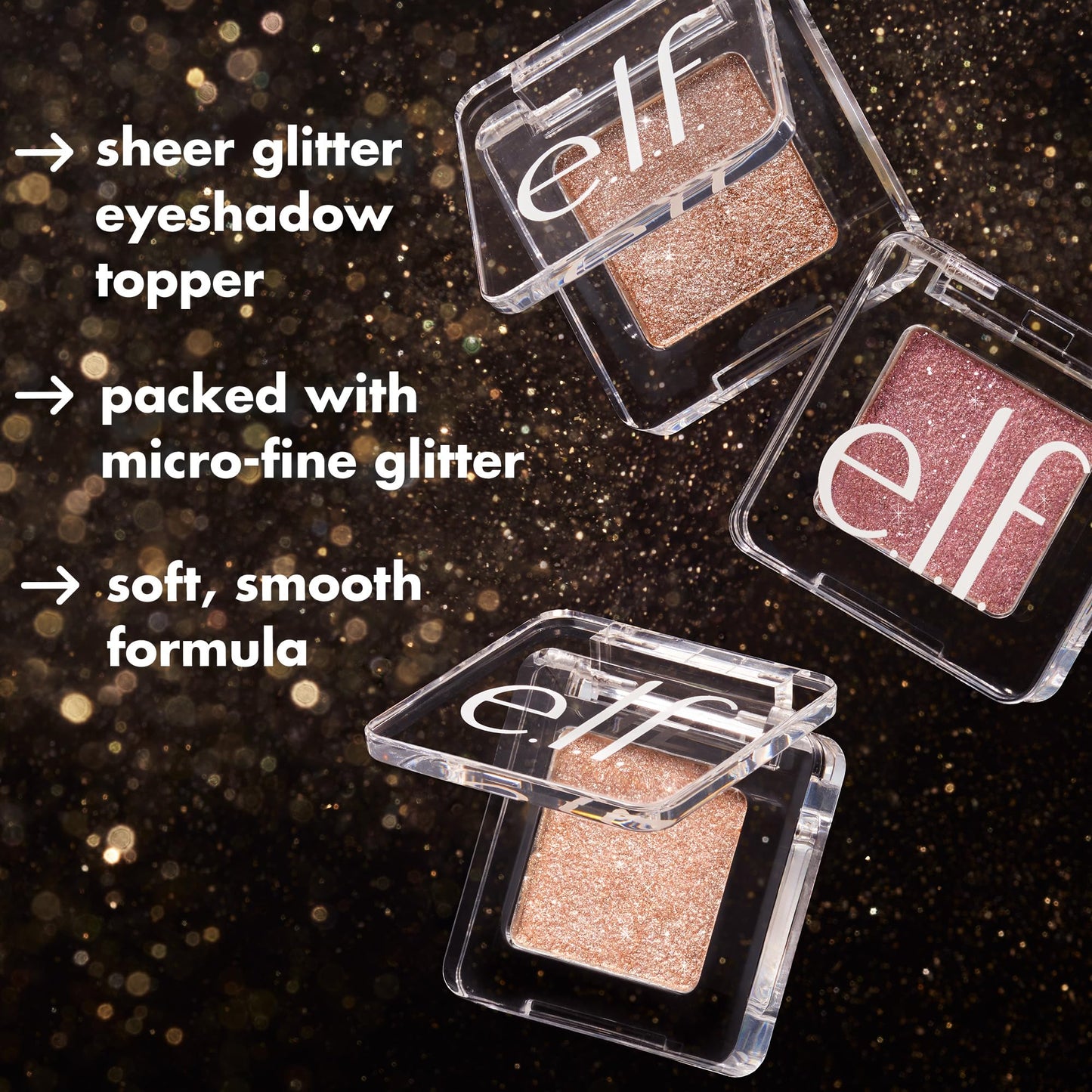 E.L.F. Fine As Fleck Eyeshadow side angle view
