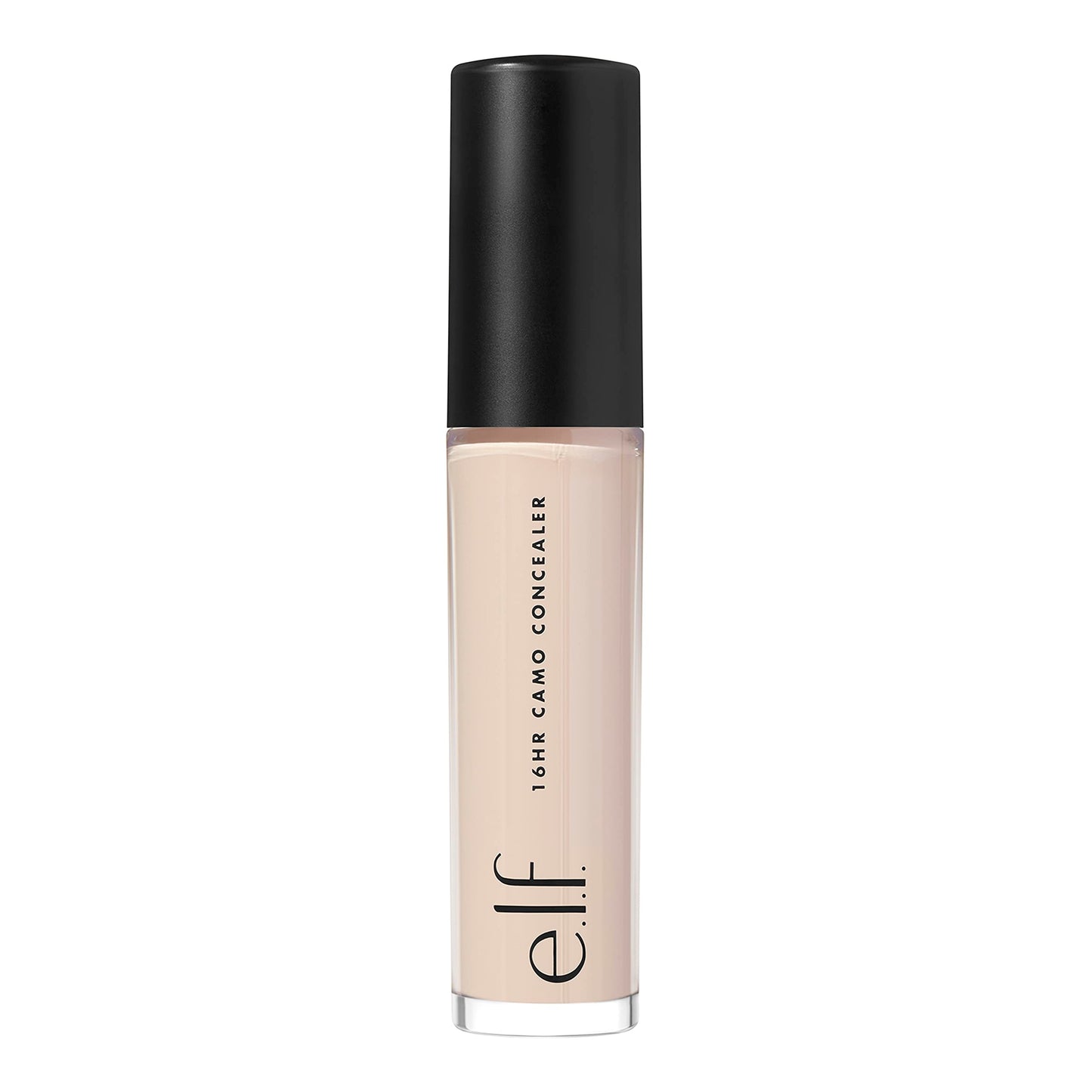 Full coverage matte liquid concealer tube displaying the large doe foot applicator wand.