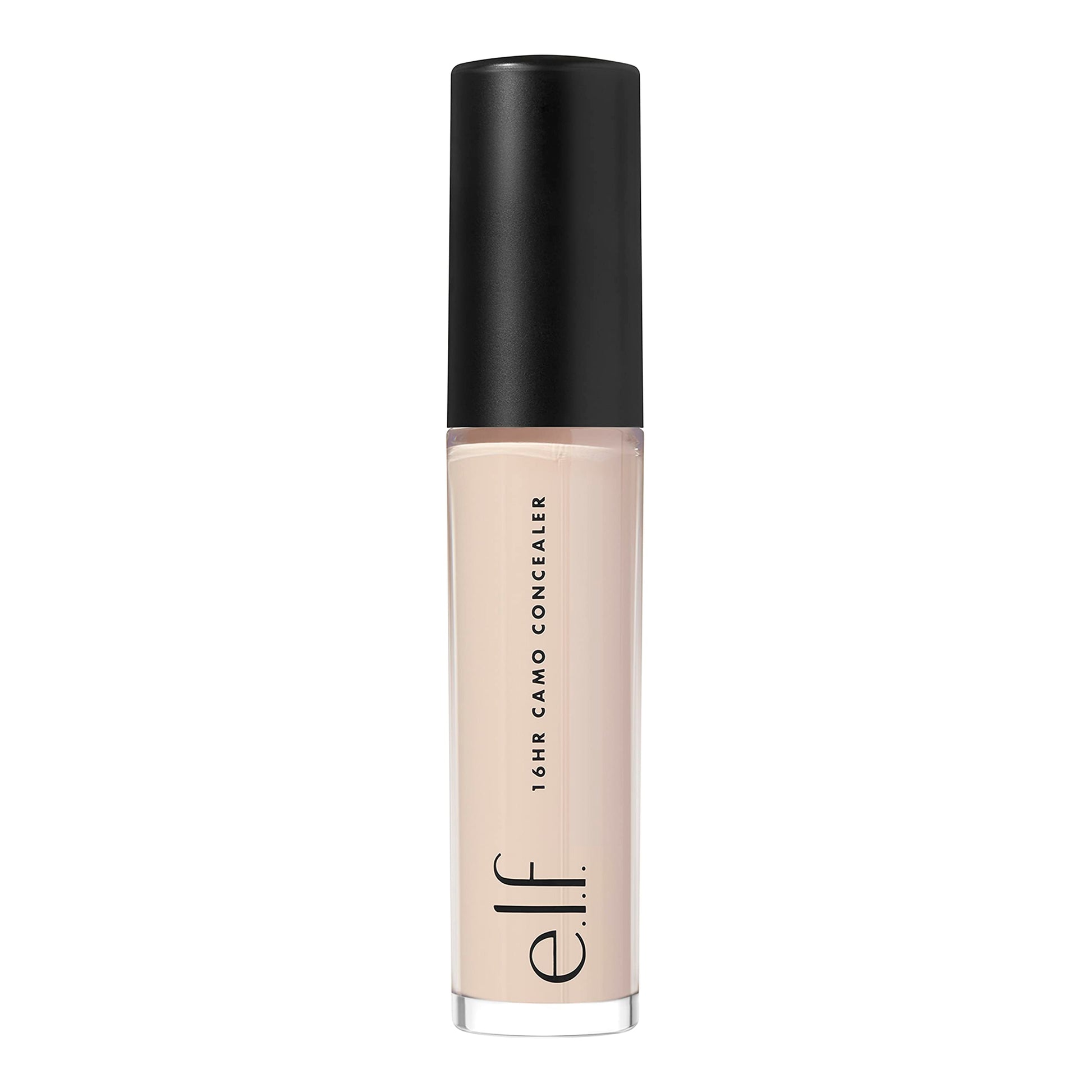 Full coverage matte liquid concealer tube displaying the large doe foot applicator wand.