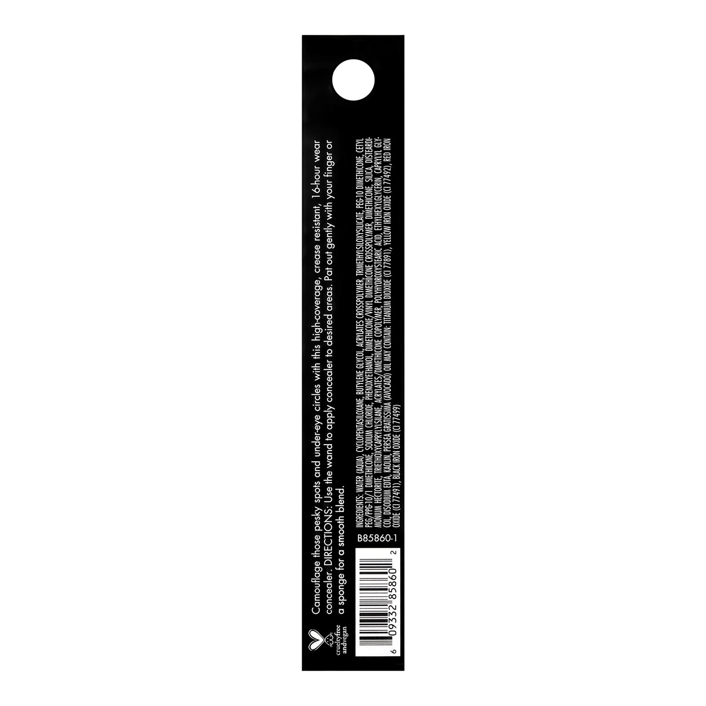 E.l.f. Cosmetics long lasting matte finish product packaging with visible shade name.