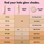 E.L.F. Light Neutral finishing powder shade swatch and texture