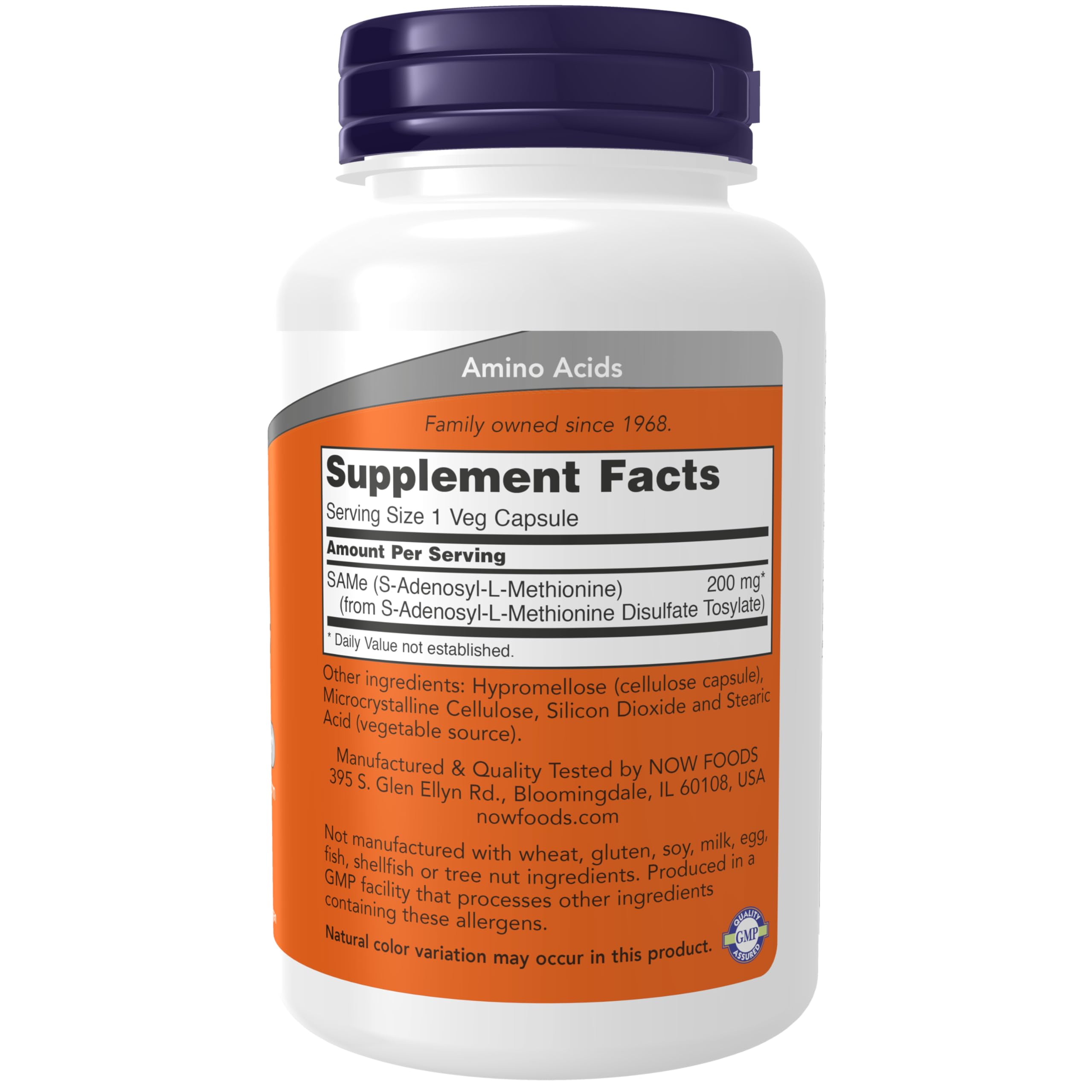 S-Adenosyl-L-Methionine capsules for nervous system and mood support