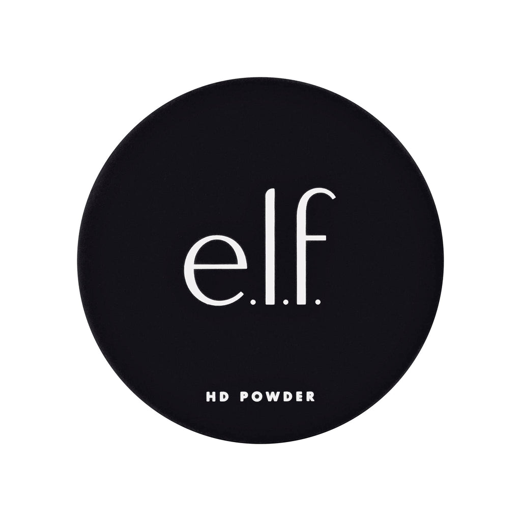 E.l.f. HD face powder applied on skin showing soft focus finish