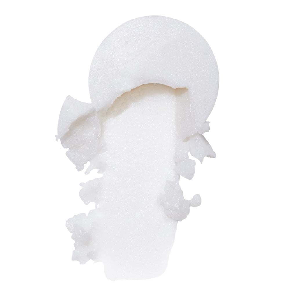 Swatch of the E.l.f. Daily Dew Stick demonstrating the dewy pearlescent finish on skin