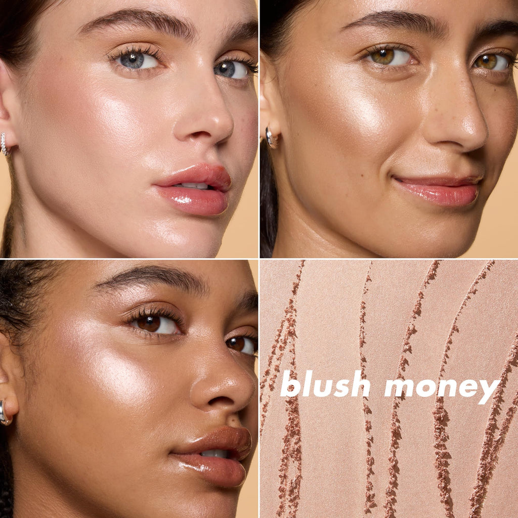 E.l.f. Halo Glow Silky Powder Highlighter swatch on skin