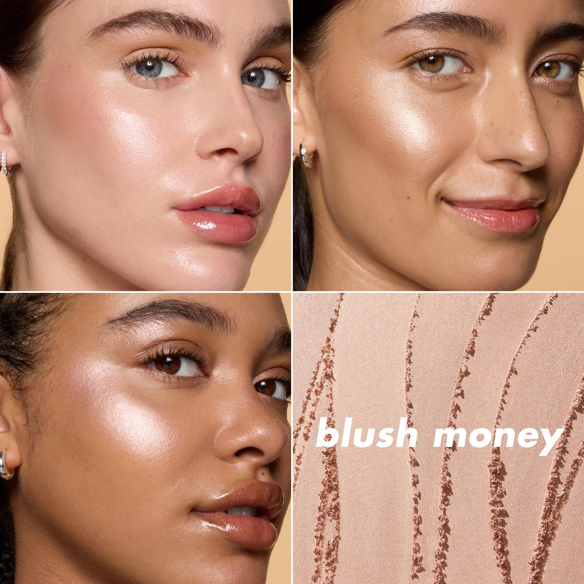 E.l.f. Halo Glow Silky Powder Highlighter swatch on skin