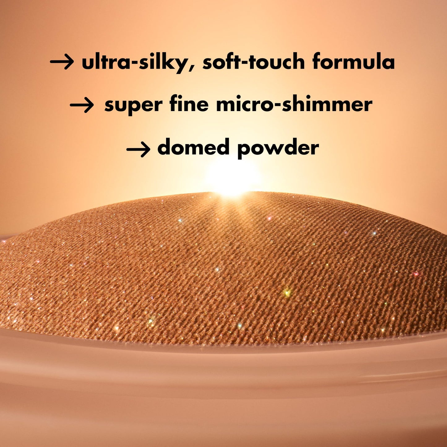 Imported USA beauty product e.l.f. luminous face finish powder highlighter