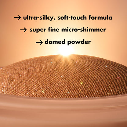 Imported USA beauty product e.l.f. luminous face finish powder highlighter