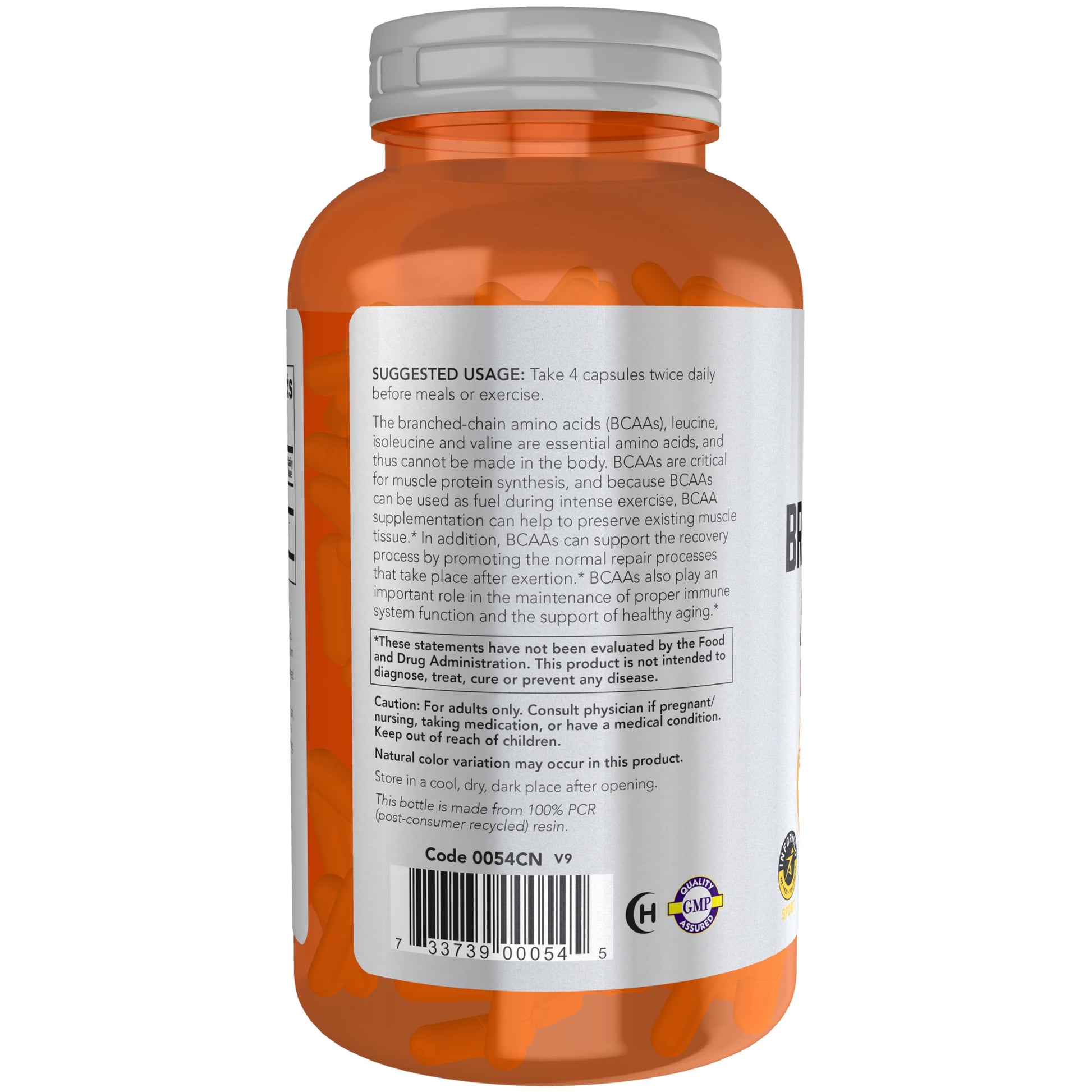 Informed Sport certified amino acid supplement for muscle recovery.