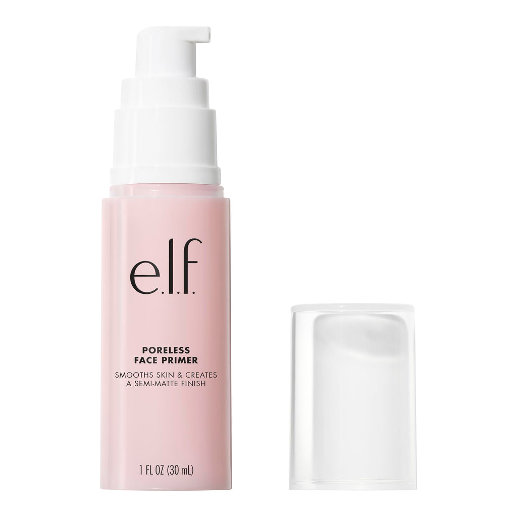 Side profile of the 1.01 fluid ounce e.l.f. primer bottle