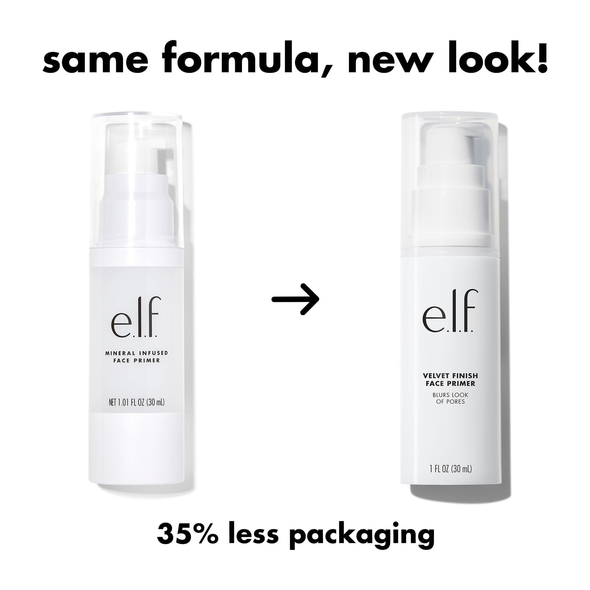 E.L.F. Mineral Infused Face Primer pump dispenser detail