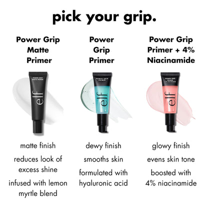 E.l.f. Power Grip Primer 0.811 fluid ounce tube in hand
