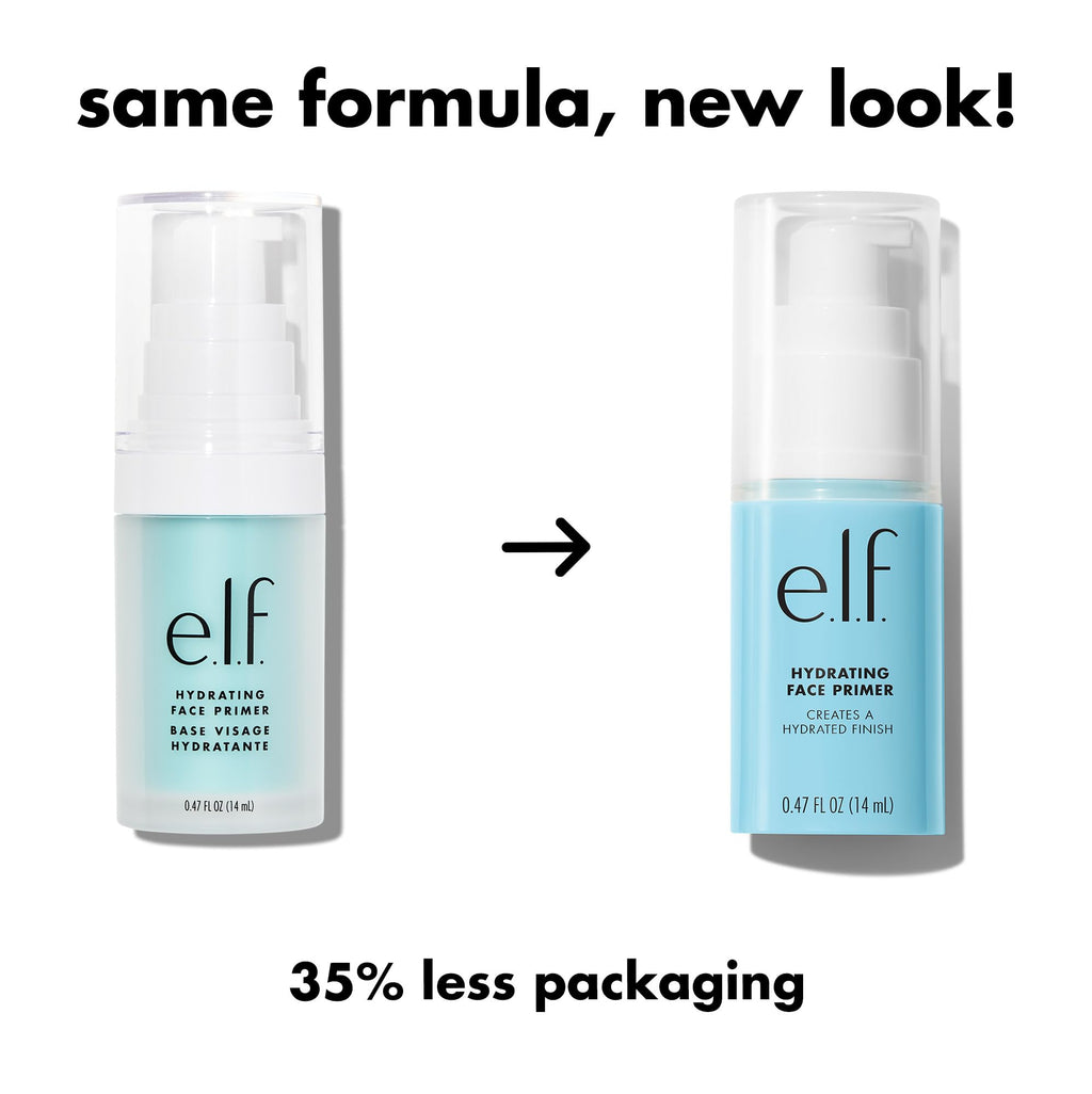 E.l.f. Hydrating Face Primer dispenser pump close up detail