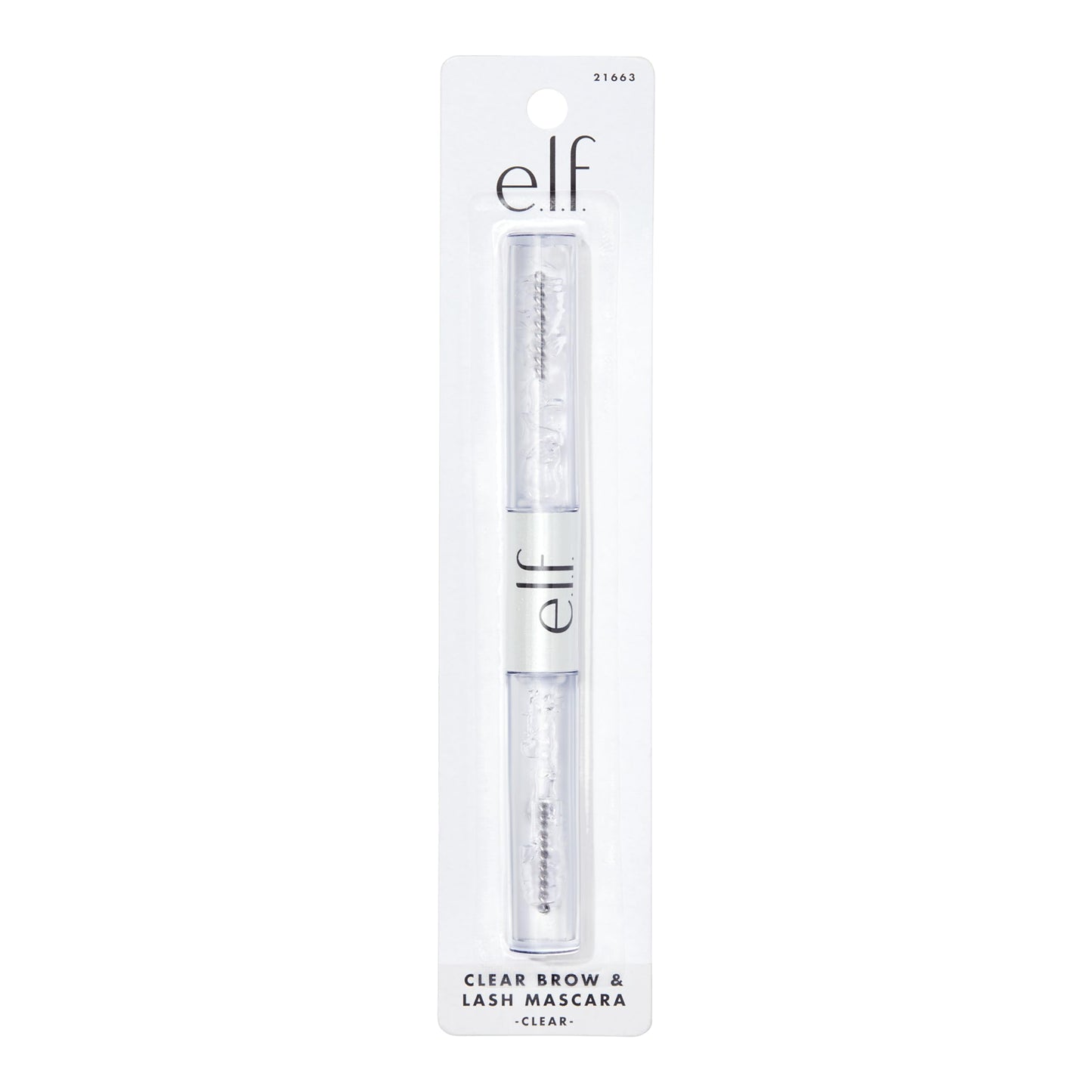 Conditioning clear eyebrow setting gel with precision brow brush