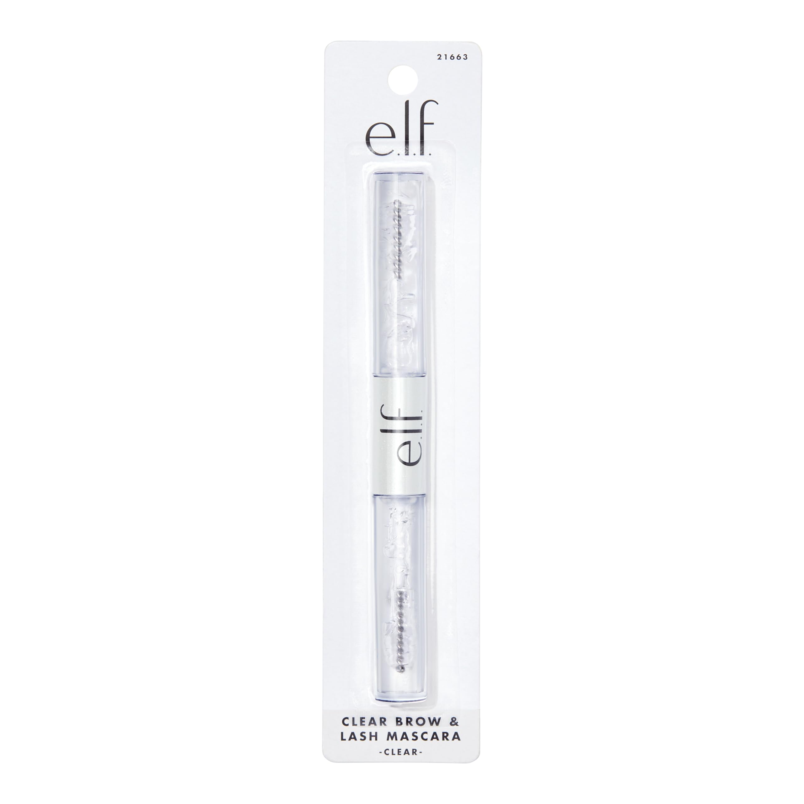 Conditioning clear eyebrow setting gel with precision brow brush