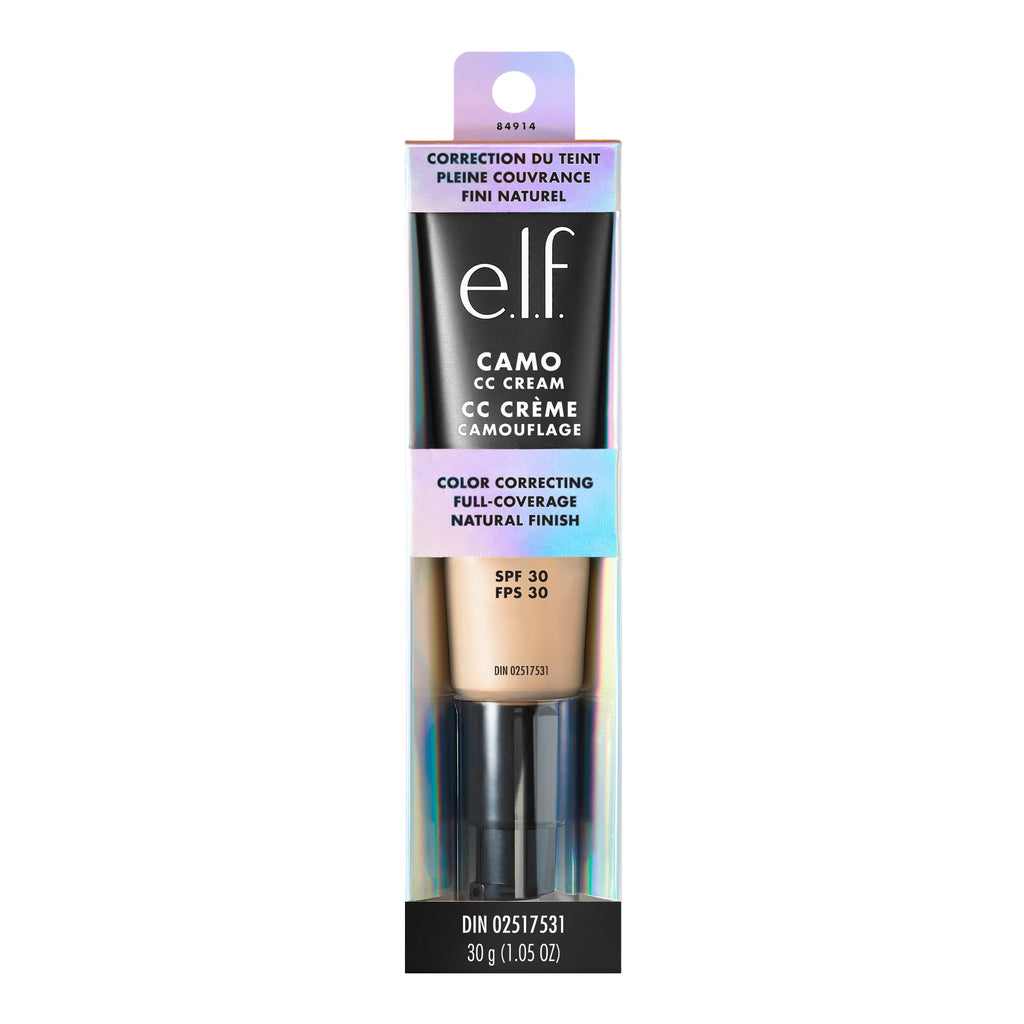 E.l.f. CC cream texture and consistency demonstration on skin.