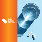 Now Foods Arginine And Citrulline side profile of capsule bottle