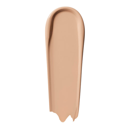 E.l.f. medium coverage long lasting foundation product texture squeeze on a clean surface