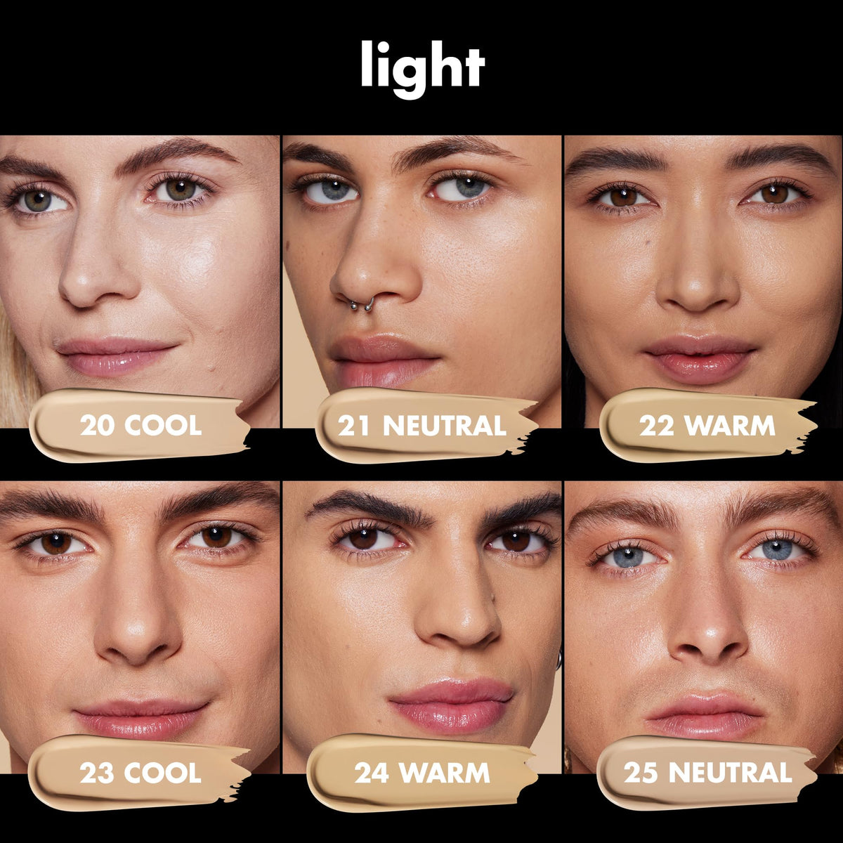 E.l.f. Soft Glam Satin Foundation tube back label with ingredient details