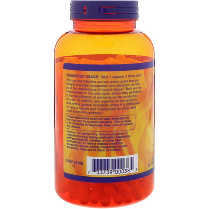 Now Sports Nutrition amino acid supplement bottle