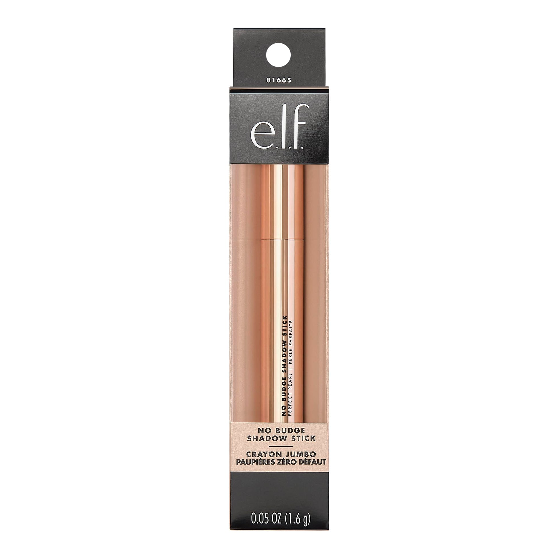 E.L.F. No Budge Shadow Stick with built in sharpener exposed