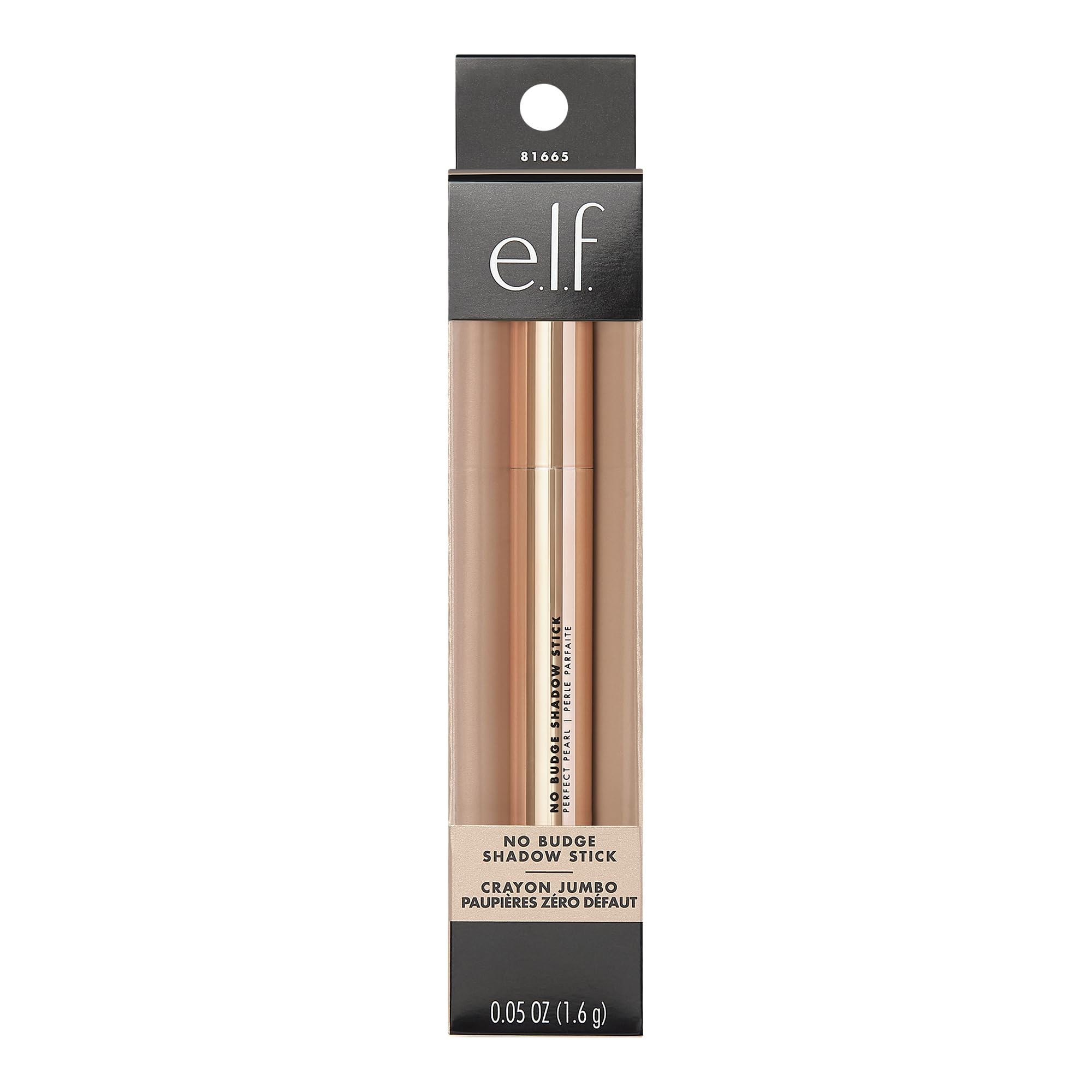 E.L.F. No Budge Shadow Stick with built in sharpener exposed