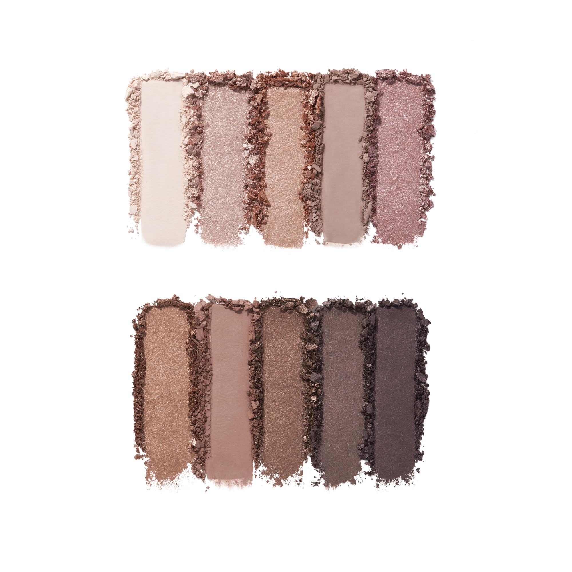 Open E.l.f. Perfect 10 Eyeshadow Palette showing 10 shades