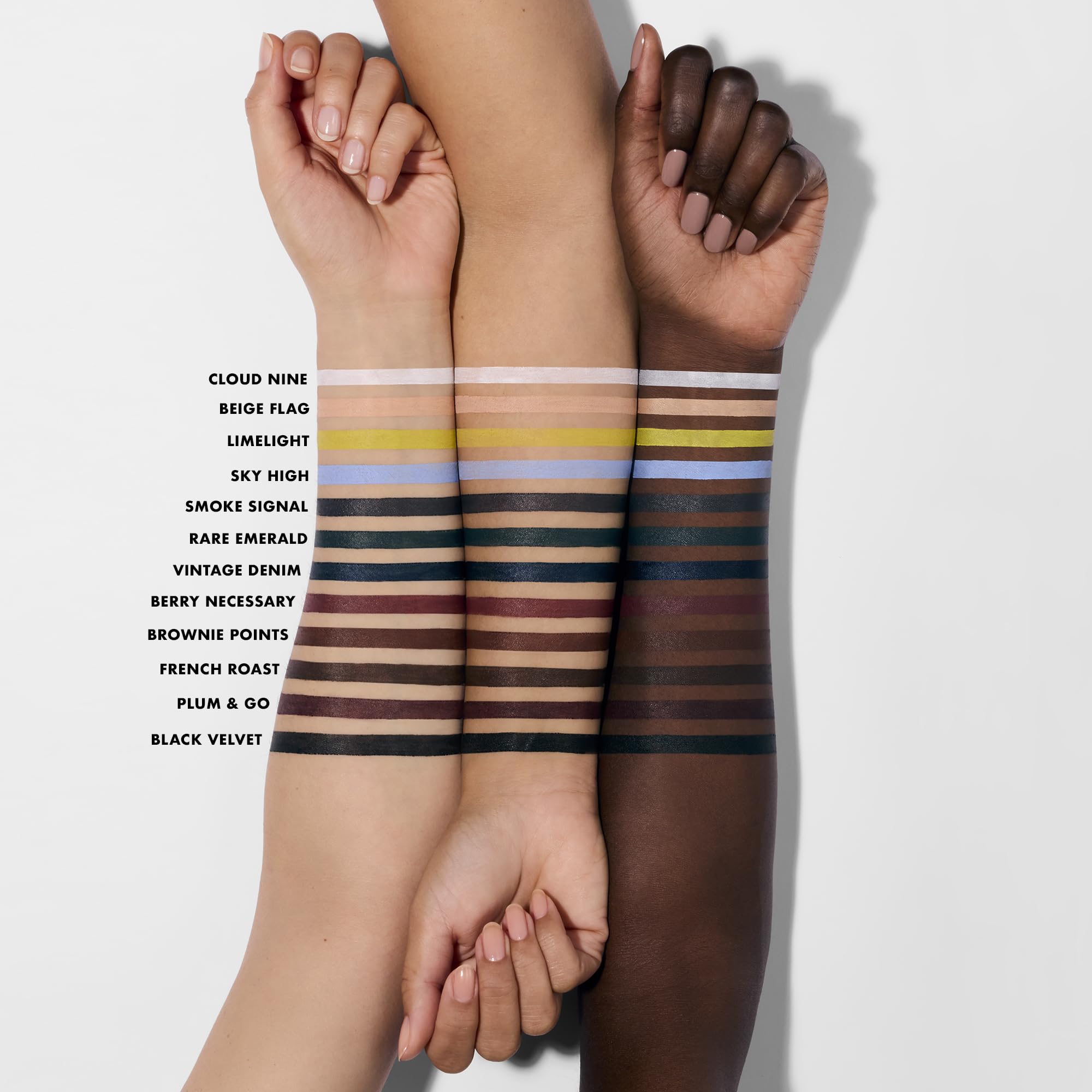 Imported e.l.f. smoky eye pencil packaging showing cruelty free logos