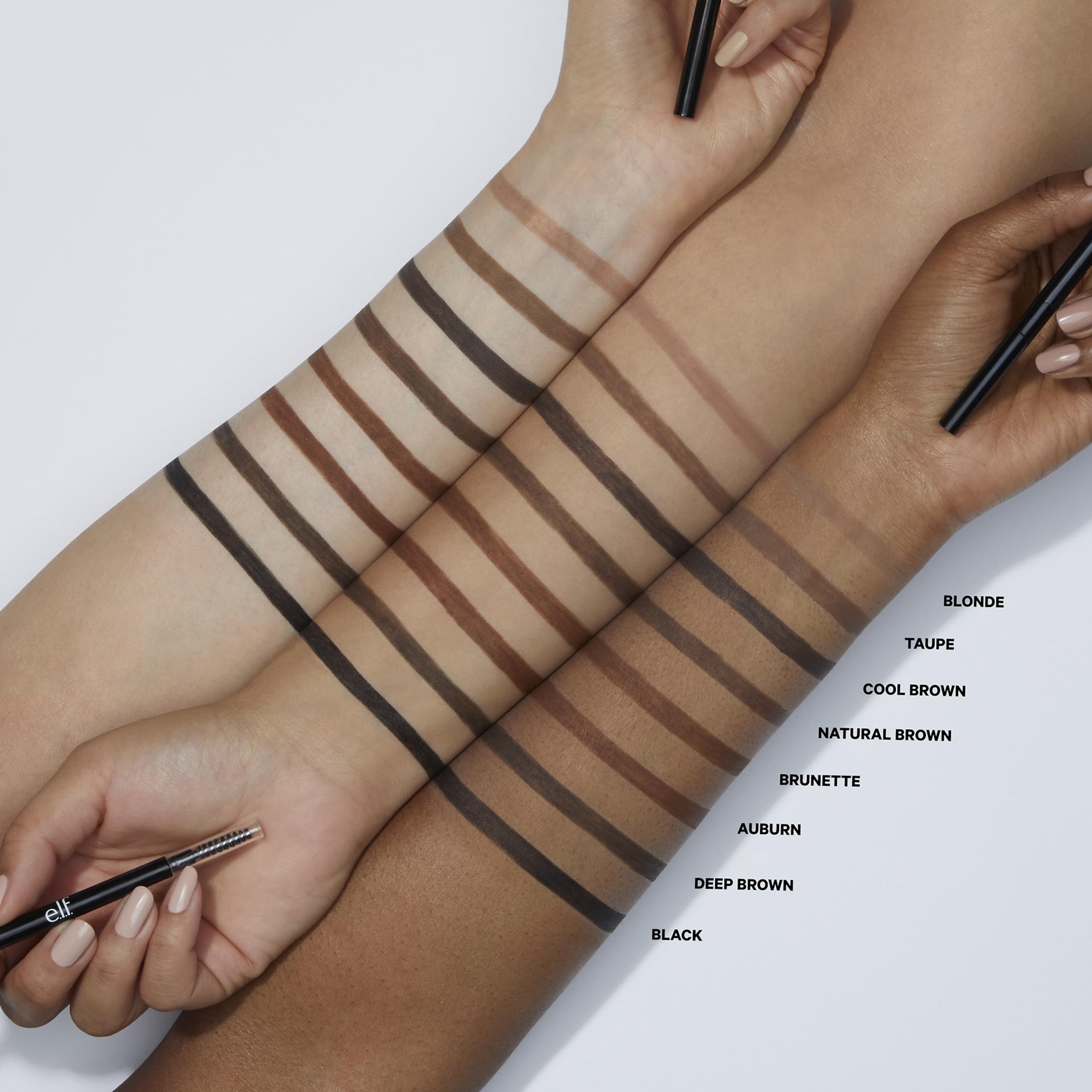 E.l.f. Ultra Precise Brow Pencil dual-ended spoolie brush